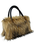Borsa a tracolla alla moda in peluche con catena