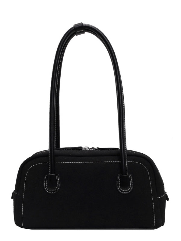 Borsa a tracolla retrò opaca borsa a cuscino casual
