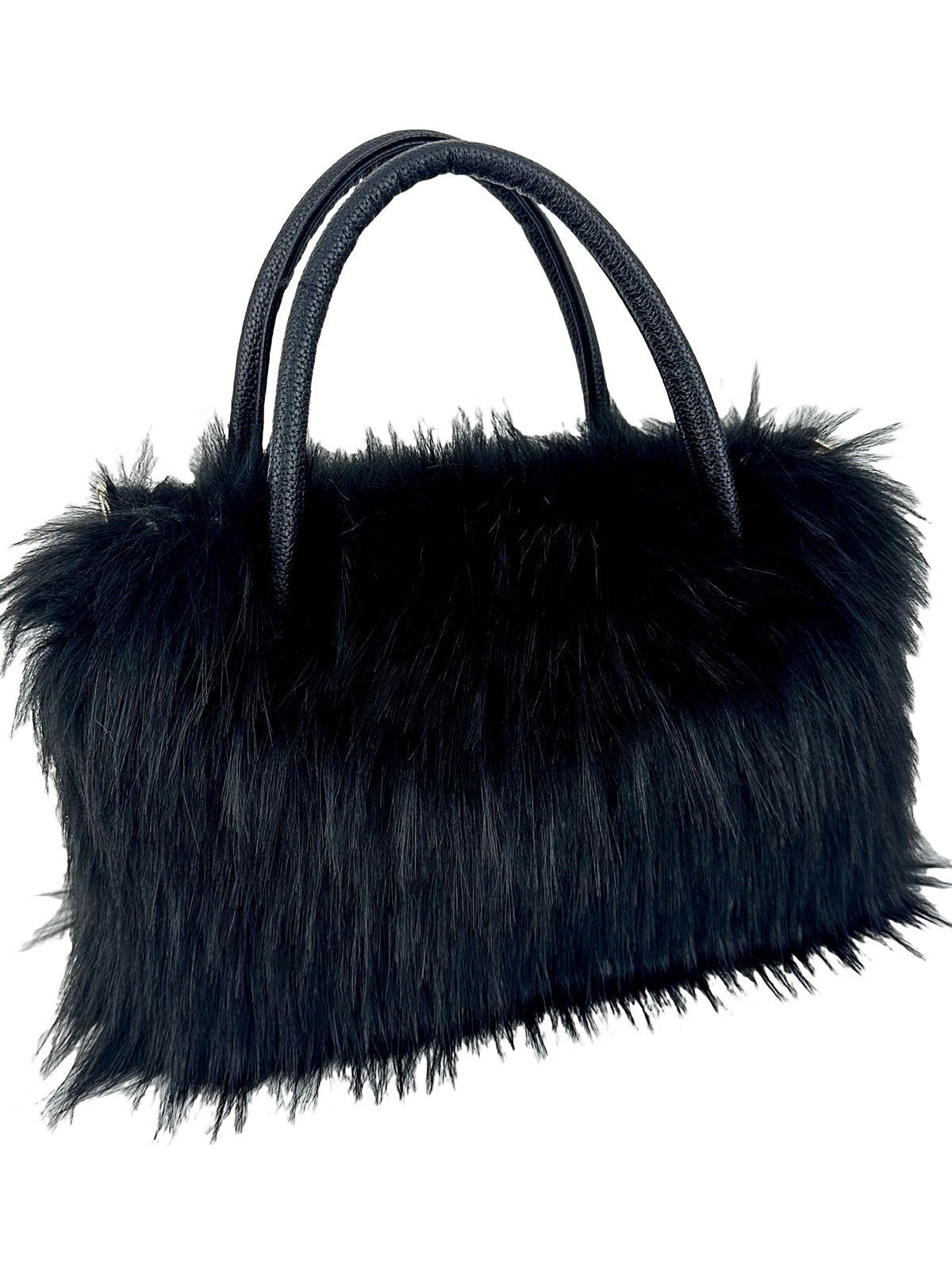Borsa a tracolla alla moda in peluche con catena