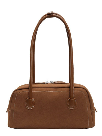 Borsa a tracolla retrò opaca borsa a cuscino casual