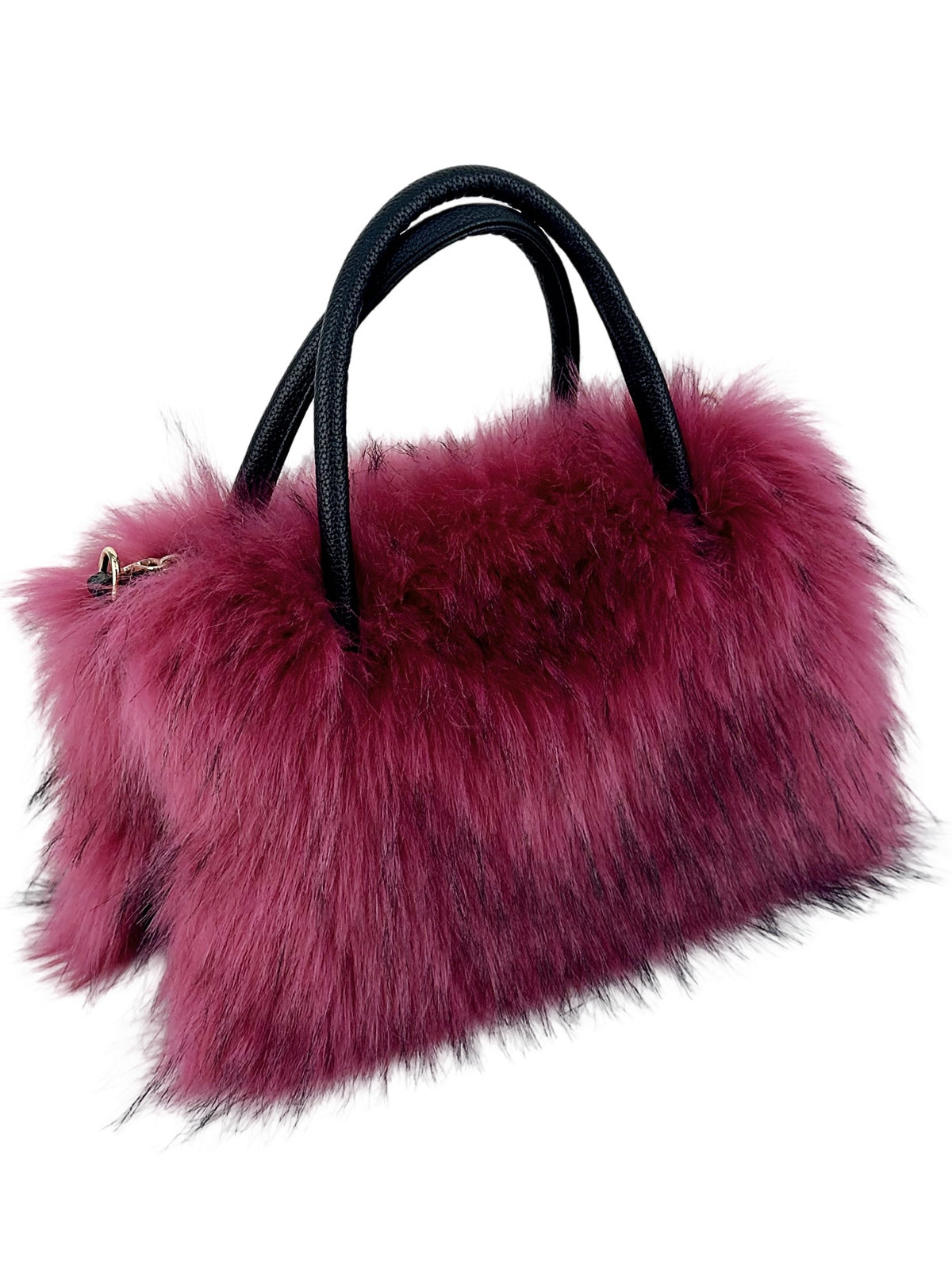 Borsa a tracolla alla moda in peluche con catena