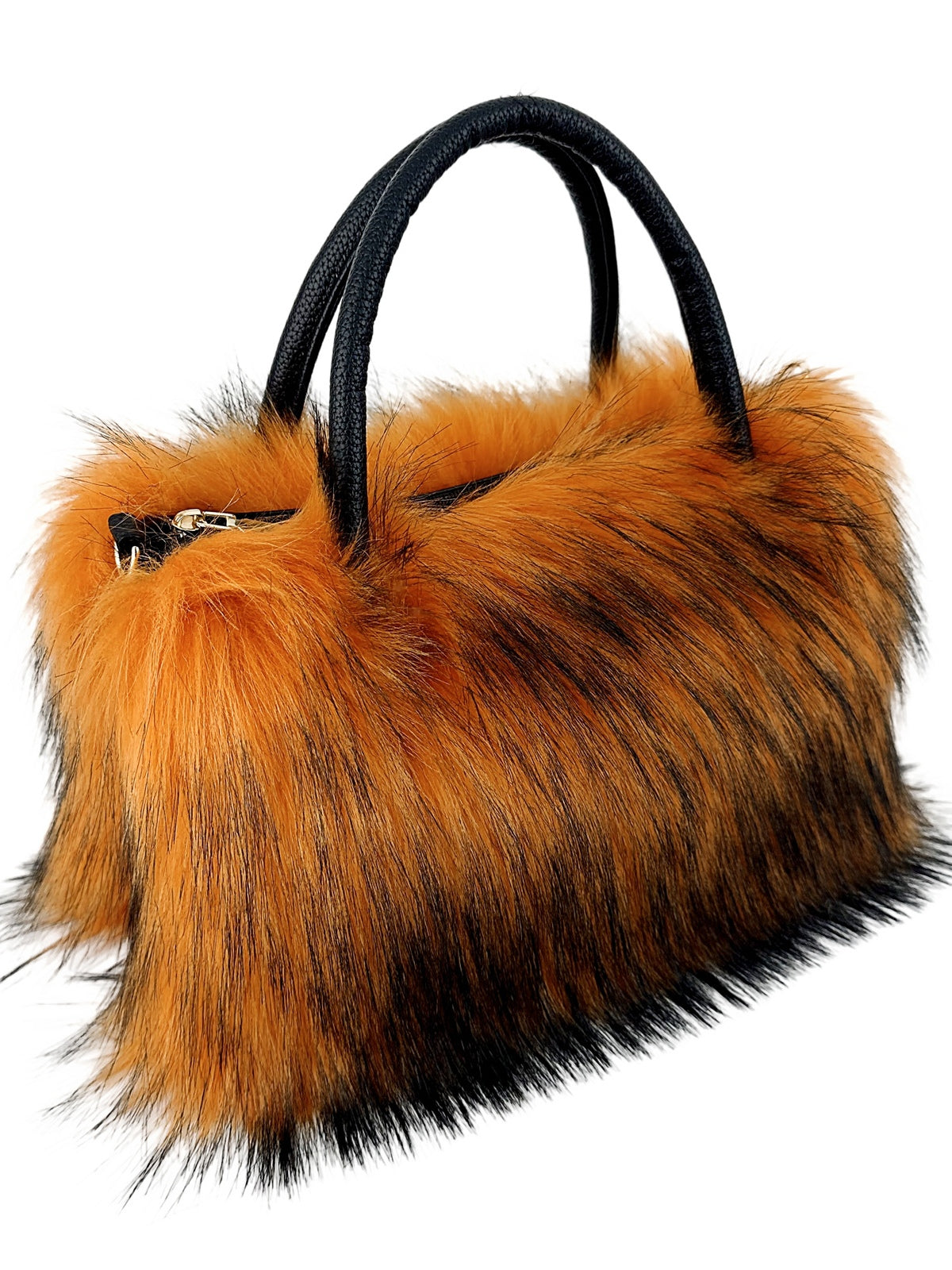 Borsa a tracolla alla moda in peluche con catena