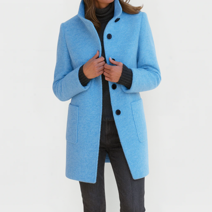 Eleonore | Cappotto in lana a taglio midi
