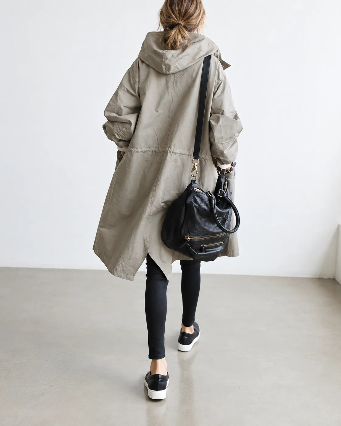 Maisie | Cappotto Oversize con Cappuccio e Bottoni