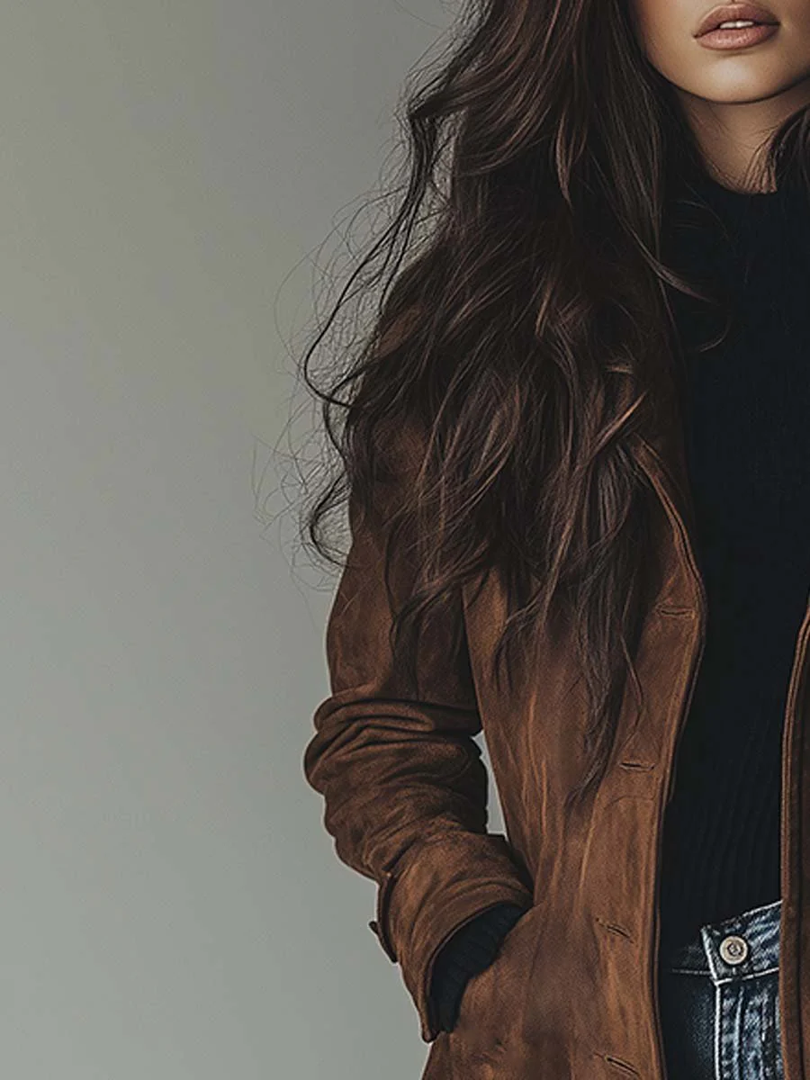 Lorenza | Cappotto Trench in Velluto Vintage