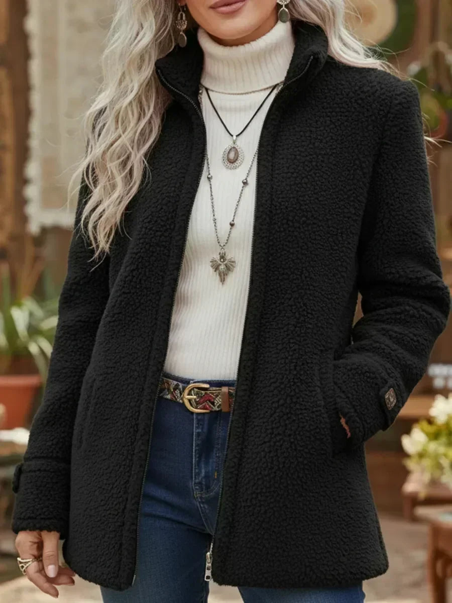 Judith | Giacca con Zip Completa e Collo Alto