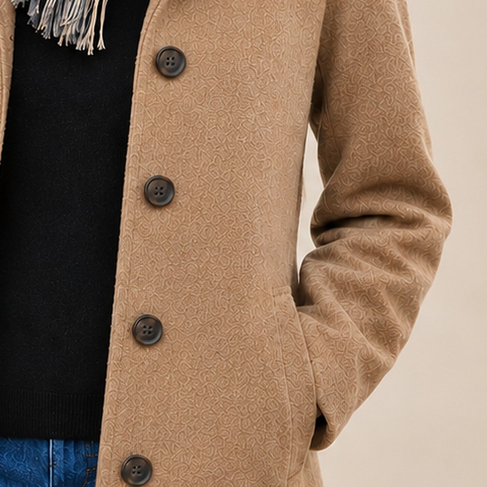 Greta | Cappotto in Panno a Taglio Dritto (10 colori)