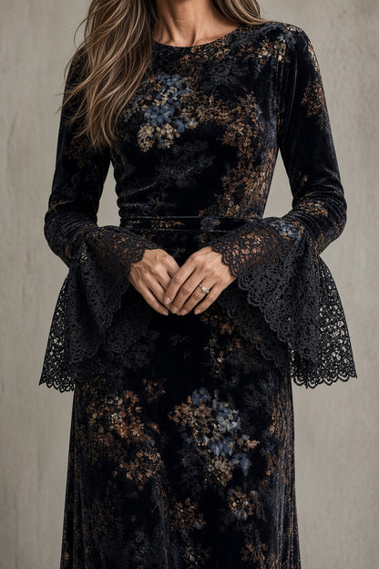 Luna Velvet Dress
