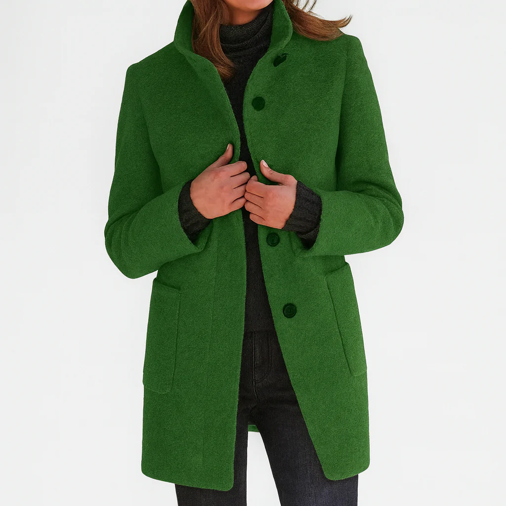 Eleonore | Cappotto in lana a taglio midi