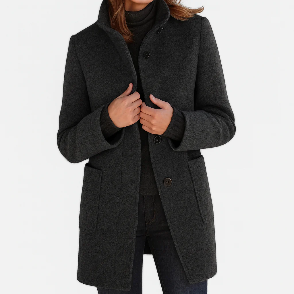 Eleonore | Cappotto in lana a taglio midi