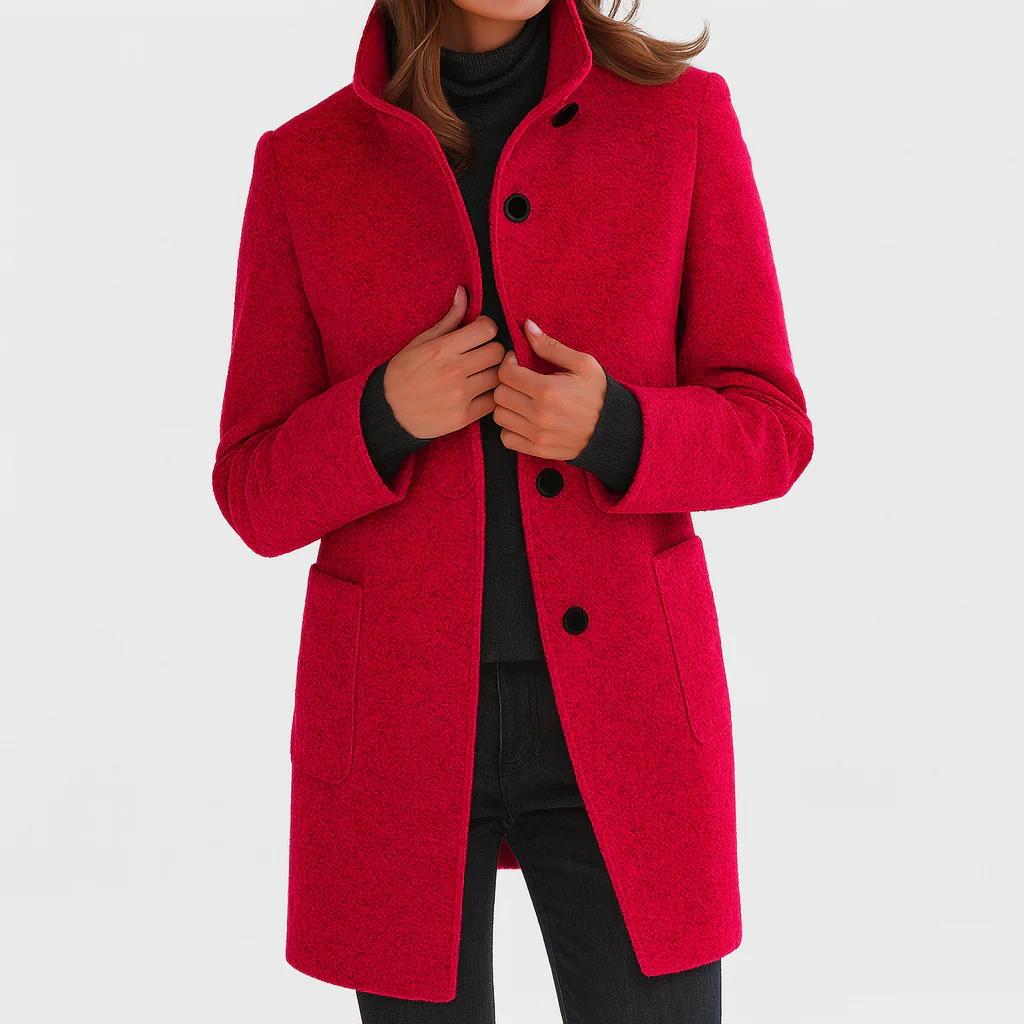 Eleonore | Cappotto in lana a taglio midi