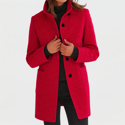 Eleonore | Cappotto in lana a taglio midi