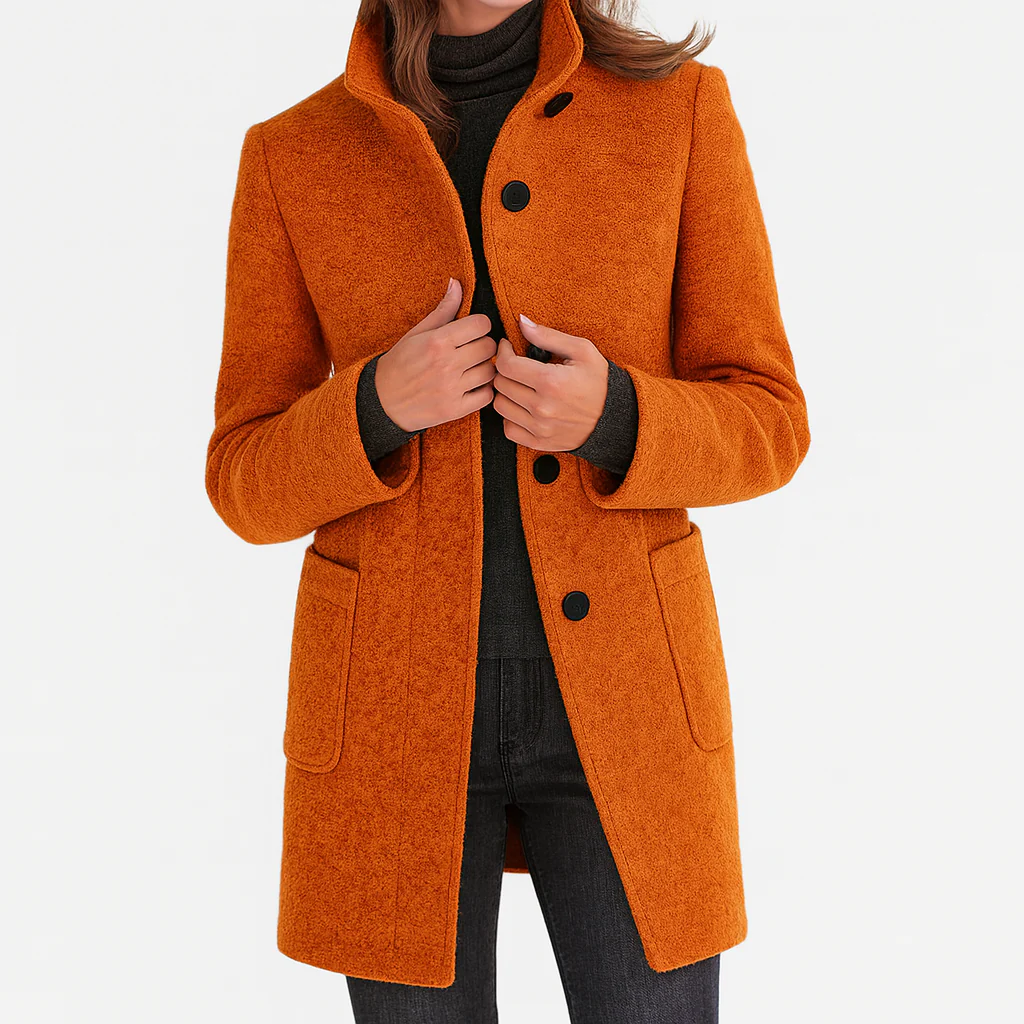 Eleonore | Cappotto in lana a taglio midi