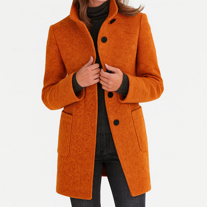 Eleonore | Cappotto in lana a taglio midi