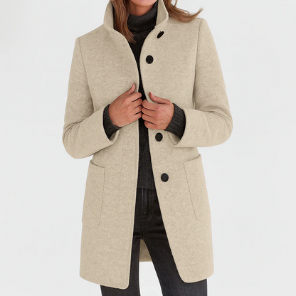 Eleonore | Cappotto in lana a taglio midi