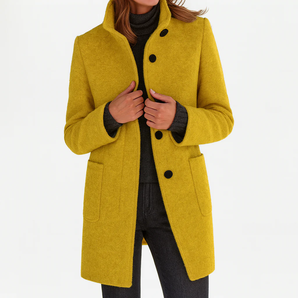 Eleonore | Cappotto in lana a taglio midi