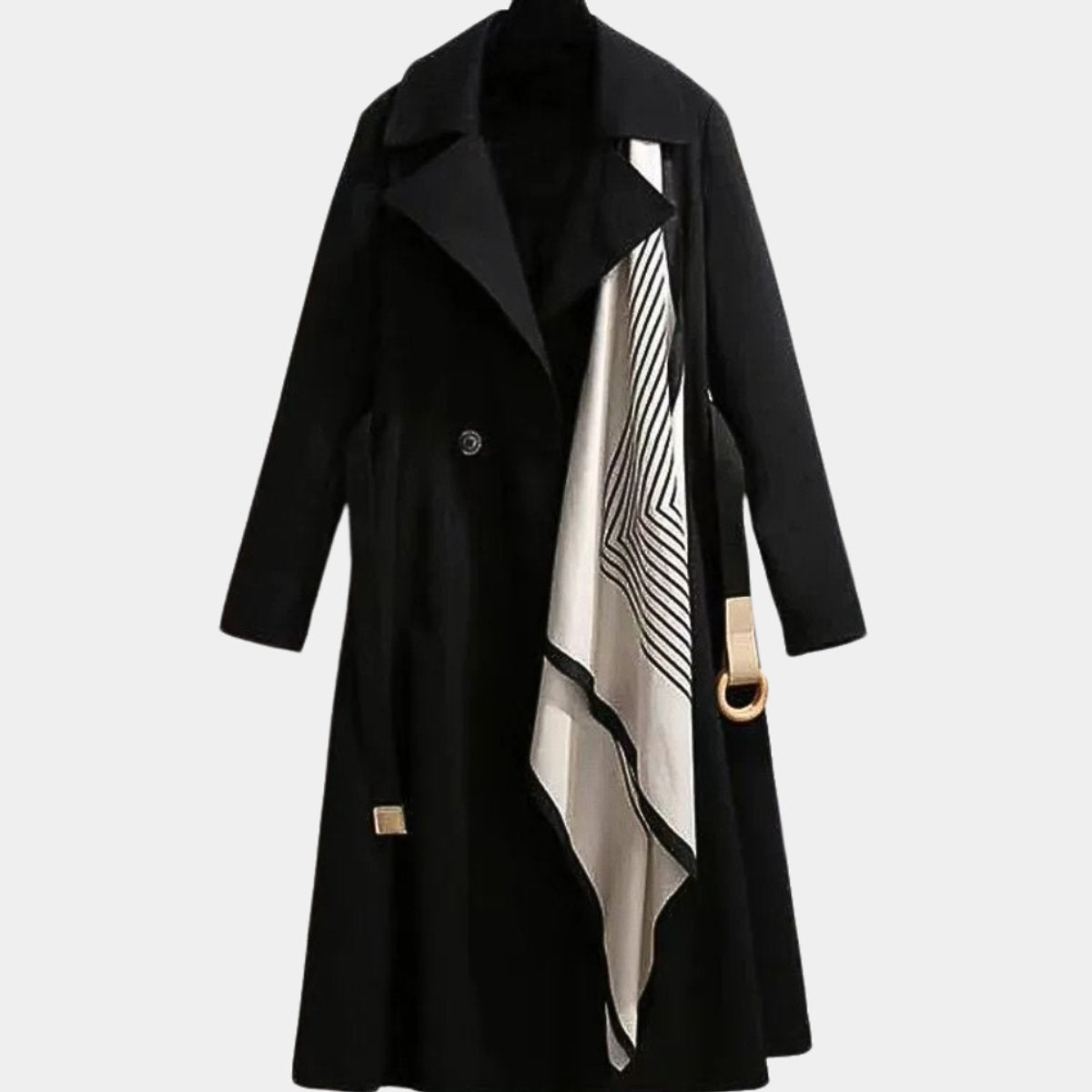 Clarice | Cappotto Trench Midi Classico con Cintura