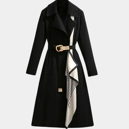 Clarice | Cappotto Trench Midi Classico con Cintura