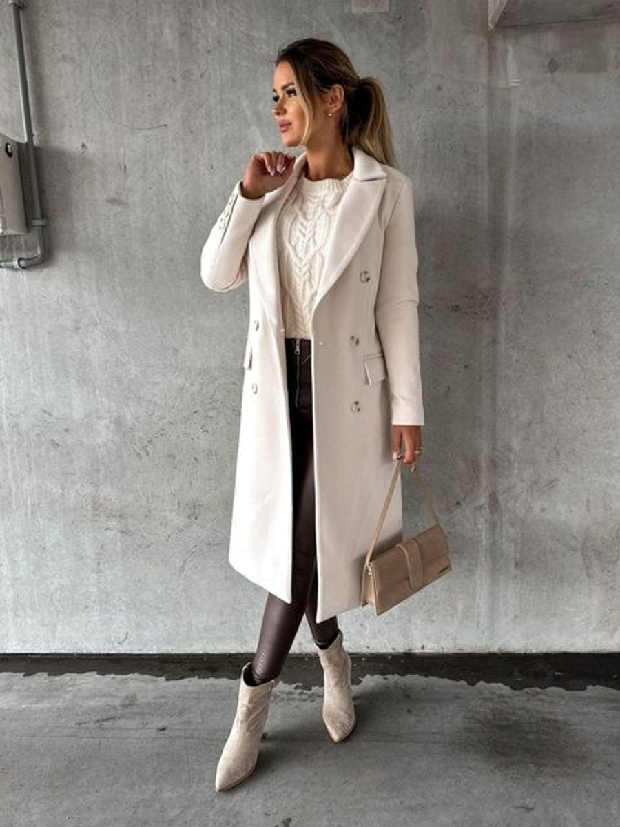 Emeline | Cappotto lungo doppiopetto