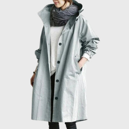 Ruth | Cappotto lungo con cappuccio e vestibilità rilassata