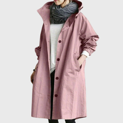 Ruth | Cappotto lungo con cappuccio e vestibilità rilassata