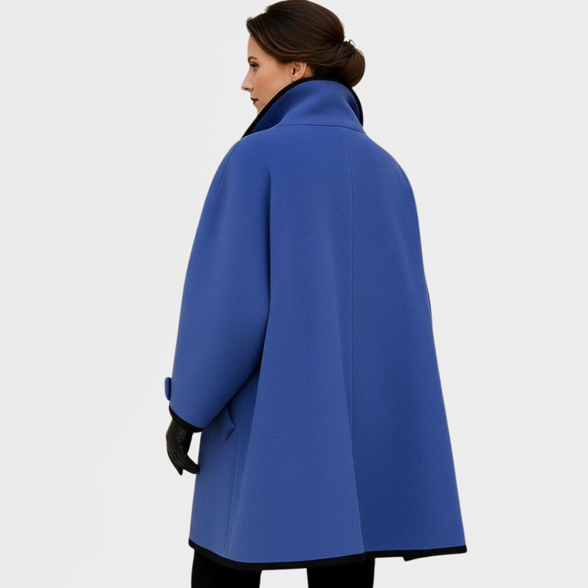 Flora | Cappotto oversize con rifinitura a contrasto