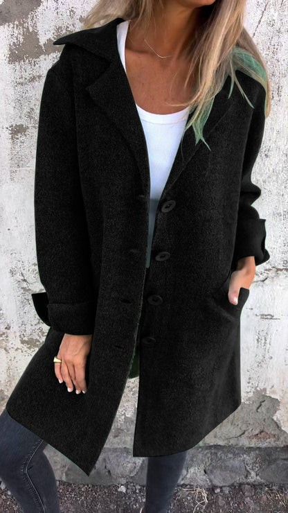 Lucille | Cappotto lungo con risvolto rilassato