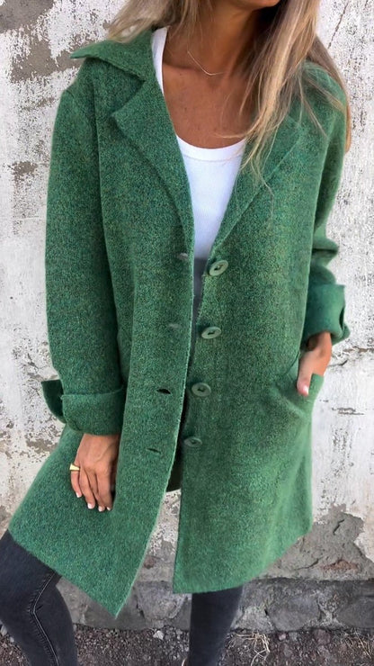 Lucille | Cappotto lungo con risvolto rilassato