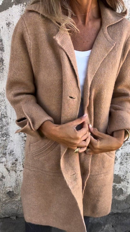 Lucille | Cappotto lungo con risvolto rilassato