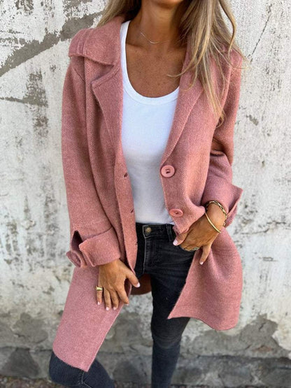 Lucille | Cappotto lungo con risvolto rilassato