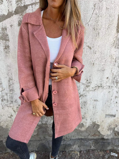 Lucille | Cappotto lungo con risvolto rilassato