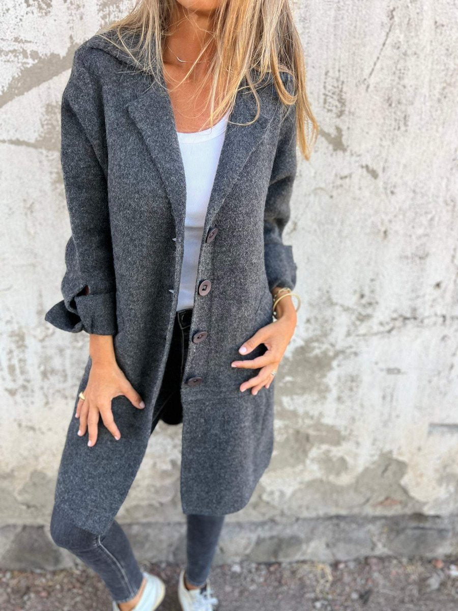 Lucille | Cappotto lungo con risvolto rilassato