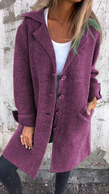 Lucille | Cappotto lungo con risvolto rilassato
