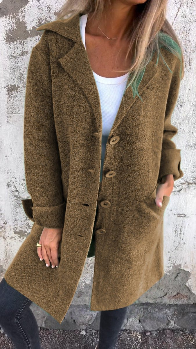 Lucille | Cappotto lungo con risvolto rilassato