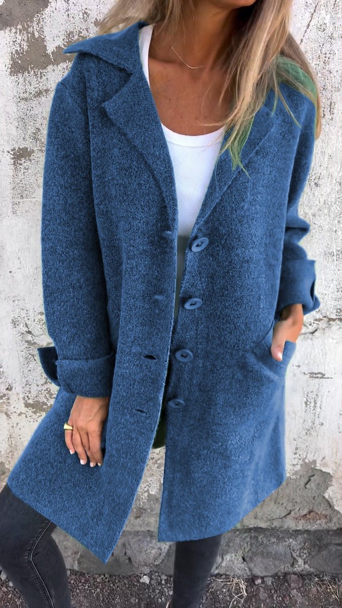 Lucille | Cappotto lungo con risvolto rilassato