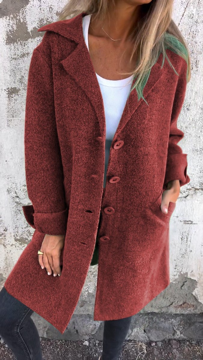 Lucille | Cappotto lungo con risvolto rilassato